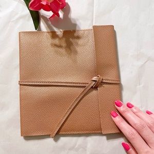 Saks Fifth Avenue Rose Gold Color Tech Roll Up Case